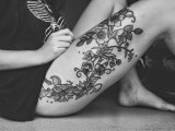 35 Beautiful Leg Tattoo for Girls